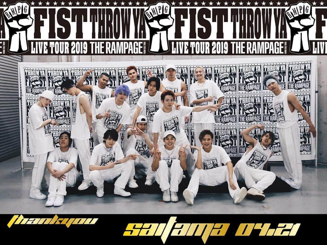 THE RAMPAGE from EXILE TRIBEのインスタグラム