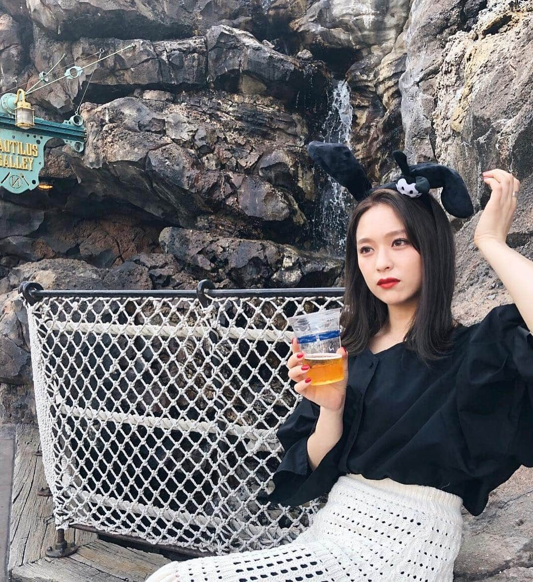 古川貴絵さんのインスタグラム写真 - (古川貴絵Instagram)「ビール🥺 写真撮る頃にはもうない🥺 #disneysea」4月21日 21時40分 - _kiegram