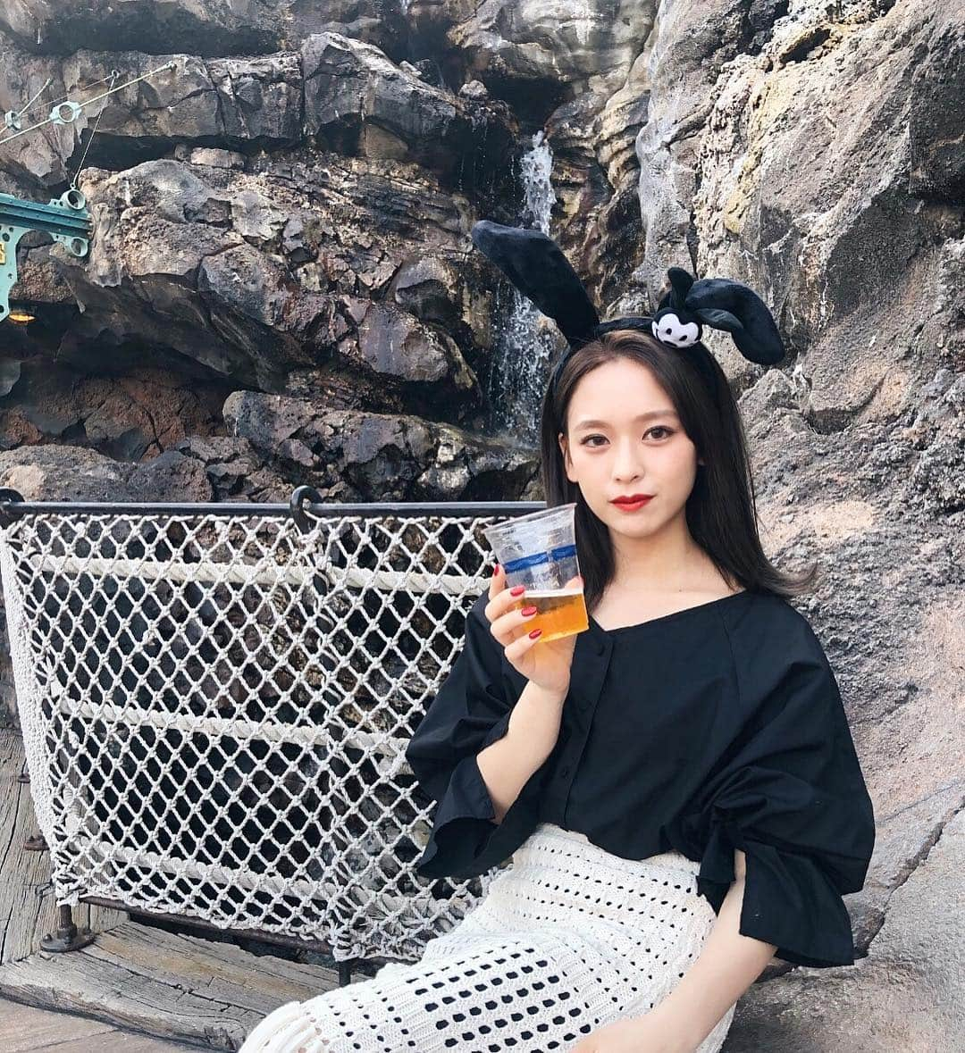 古川貴絵さんのインスタグラム写真 - (古川貴絵Instagram)「ビール🥺 写真撮る頃にはもうない🥺 #disneysea」4月21日 21時40分 - _kiegram