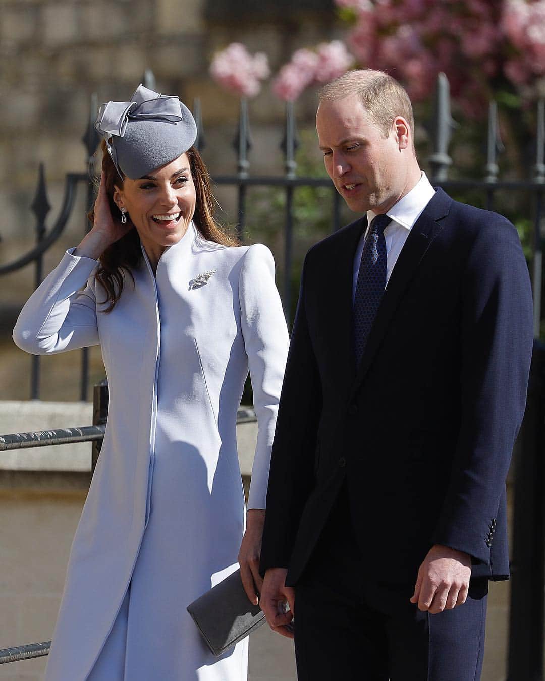 Just Jaredさんのインスタグラム写真 - (Just JaredInstagram)「#KateMiddleton and #PrinceWilliam attend #Easter Sunday services at St. George’s Chapel in Windsor, England. Photos: Getty」4月21日 23時16分 - justjared