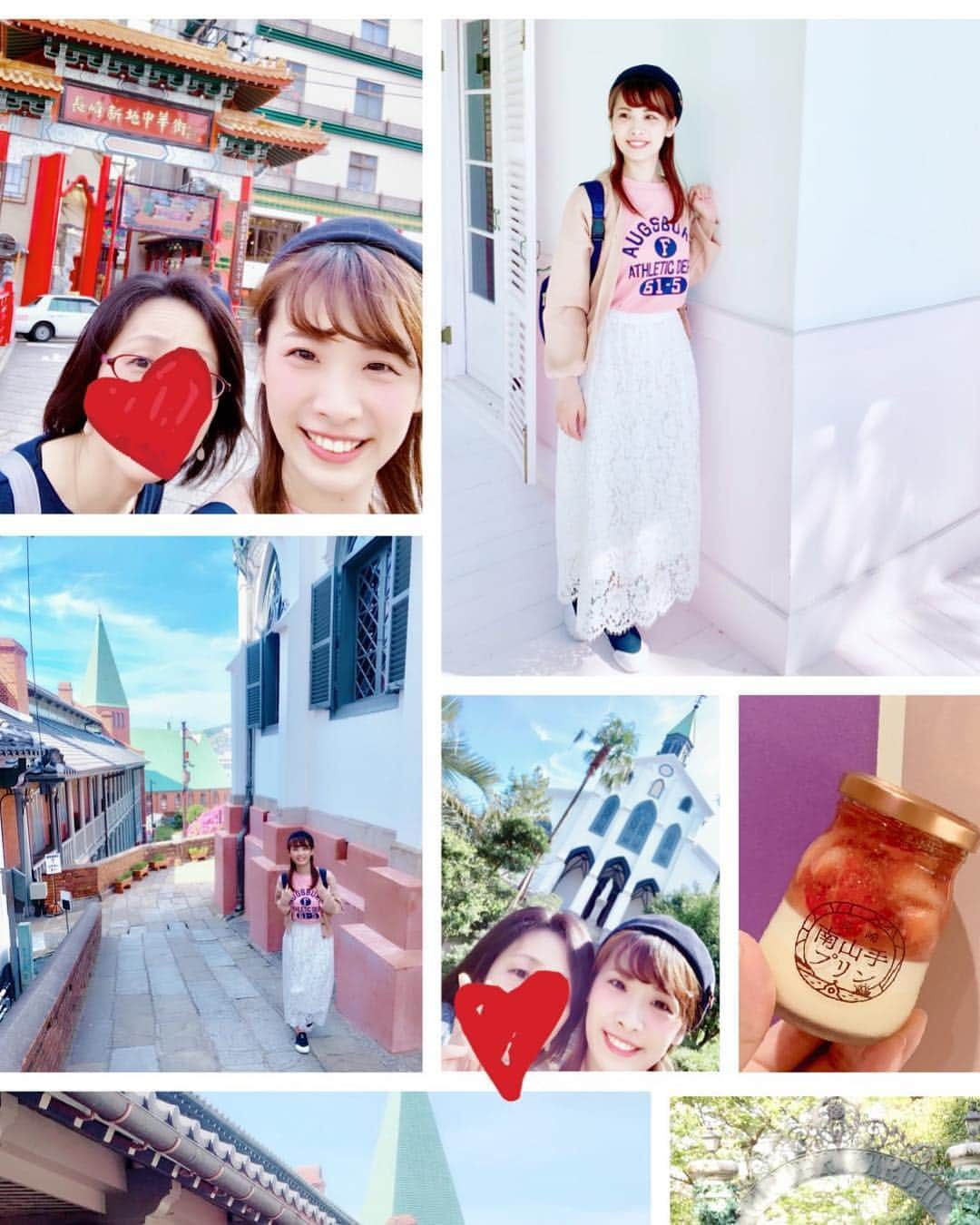 岡野綾夏さんのインスタグラム写真 - (岡野綾夏Instagram)「NAGASAKI☀️ お母さん、ありがと〜🎀 . #長崎旅行 #私と母 #お天気に恵まれて #私は3回目の長崎旅行 #中学の修学旅行 #大学の卒業旅行 #大人の週末旅行 #グラバー園 #大浦天主堂 #新地中華街 #新作プリン #のんびり旅 #なに話したか覚えてへんけど #ずっと楽しかったことだけは覚えている #仲良し親子」4月22日 1時15分 - ayaka.o531