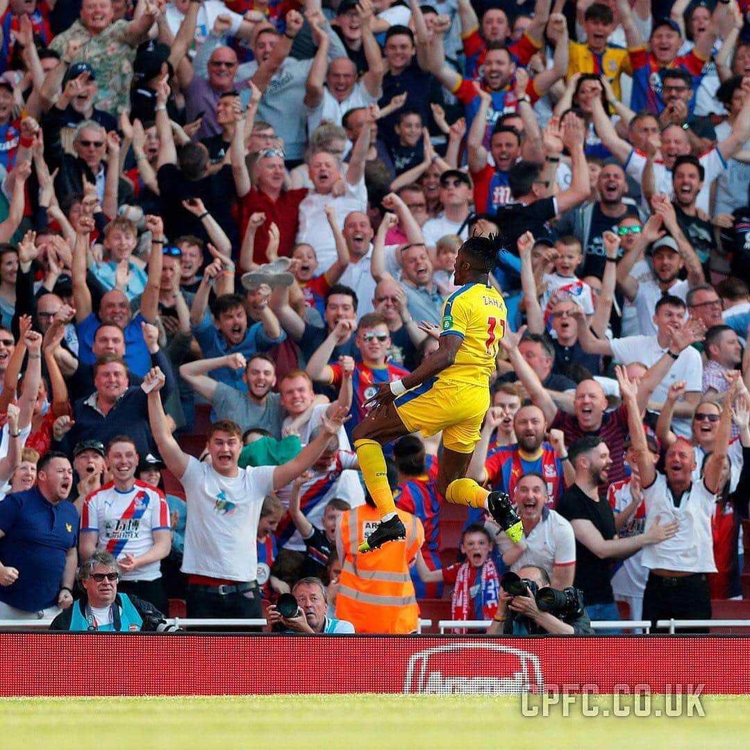 クリスタル・パレスFCさんのインスタグラム写真 - (クリスタル・パレスFCInstagram)「YESSSSS 🙌 @wilfriedzaha」4月22日 1時29分 - cpfc