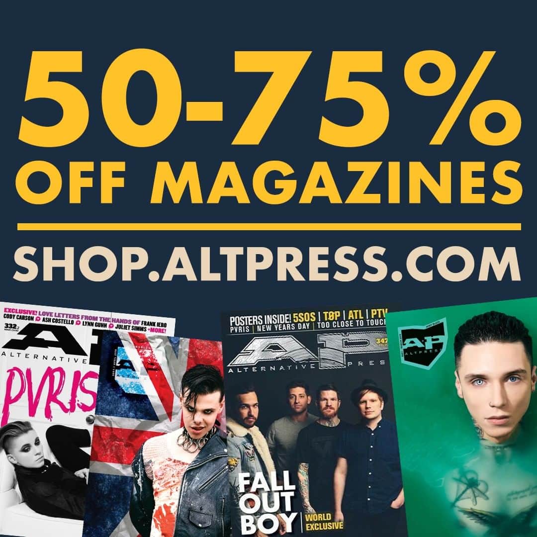 Alternative Pressさんのインスタグラム写真 - (Alternative PressInstagram)「Spring Cleaning continues! Snag all magazines for 50-75% off and 30% off apparel! Plus lock in 40% off your Monthly Magazine Subscriptions with code APFORTYNOW 😉⁣ SHOP.ALTPRESS.COM⁣ .⁣ .⁣ .⁣ #altpress #ap #alternativepress #iamap #springcleaning #springcleaningsales #springsales #easter #eastersales」4月22日 2時01分 - altpress