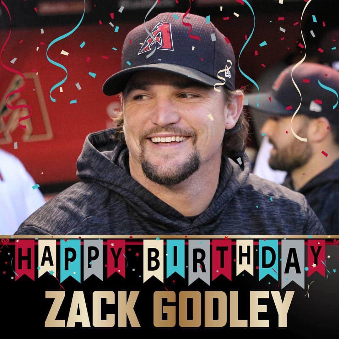 アリゾナ・ダイヤモンドバックスさんのインスタグラム写真 - (アリゾナ・ダイヤモンドバックスInstagram)「Happy 29th Birthday, @godleyzt! #HBDbacks」4月22日 2時35分 - dbacks