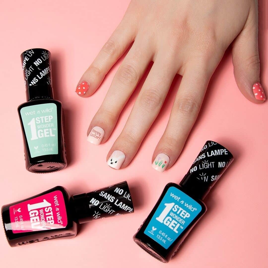 wet'n wild beautyさんのインスタグラム写真 - (wet'n wild beautyInstagram)「HOPPY EASTER! Be the cutest chick on the block with our 1 Step WonderGel Nail Color! 🐰💅🏾 What color are you wearing this season?⠀⠀⠀⠀⠀⠀⠀⠀⠀ ⠀⠀⠀⠀⠀⠀⠀⠀⠀ #wetnwildbeauty #crueltyfree #makeup #beauty」4月22日 3時30分 - wetnwildbeauty
