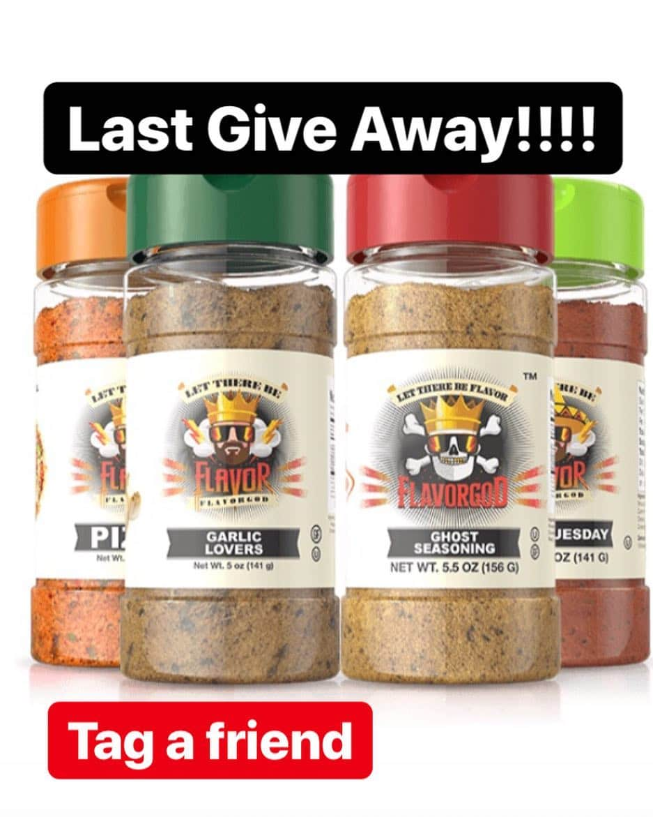 Flavorgod Seasoningsさんのインスタグラム写真 - (Flavorgod SeasoningsInstagram)「Last GIVEAWAY this weekend..please read🤗⤵️ - WIN Seasonings for you and your friend!! - Rules: ✅Just TAG a friend on this post!! Both will win Seasonings! (2 flavors each) - That’s it, winner will be randomly selected today at 7pm, and I’ll tag the winner on my Instagram story at 7pm PST.」4月22日 5時57分 - flavorgod