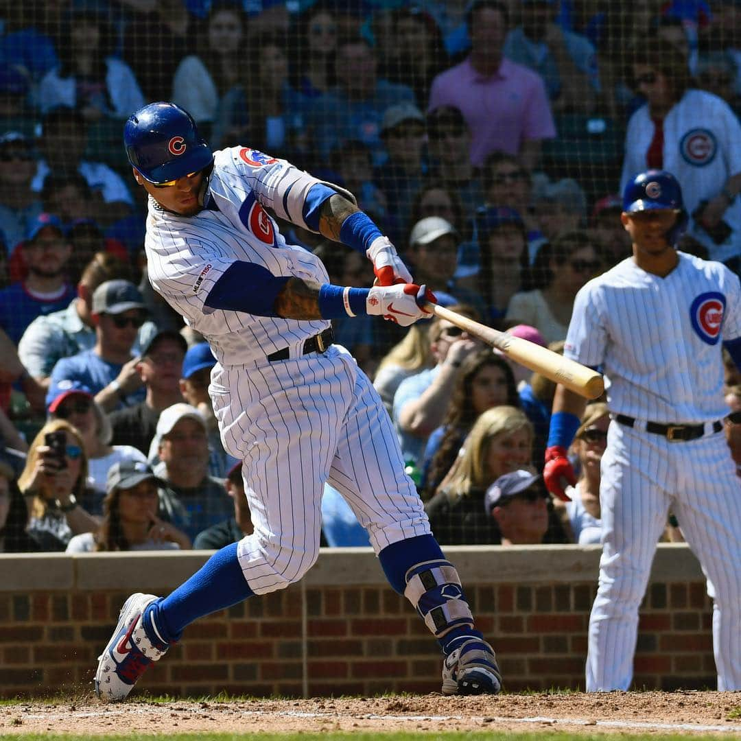 シカゴ・カブスさんのインスタグラム写真 - (シカゴ・カブスInstagram)「It’s a walk-off! #Cubs win! #EverybodyIn」4月22日 6時07分 - cubs