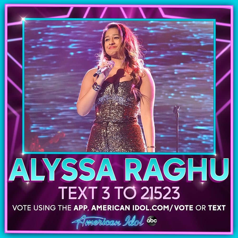 American Idolさんのインスタグラム写真 - (American IdolInstagram)「Who knew “Colors of the Wind” was a power ballad? 🌈💥 YES, @alyssaraghu!⁣ ⁣⁣⁣ 3⃣ ways to vote:⁣⁣⁣ ⁣⁣⁣ 🌟Go to americanidol.com/vote⁣⁣⁣⁣⁣ 🌟In the American Idol App ⁣⁣⁣⁣⁣ 🌟Text "3" to “21523”⁣⁣⁣ ⁣⁣⁣ #AmericanIdol #DisneyNight」4月22日 9時38分 - americanidol