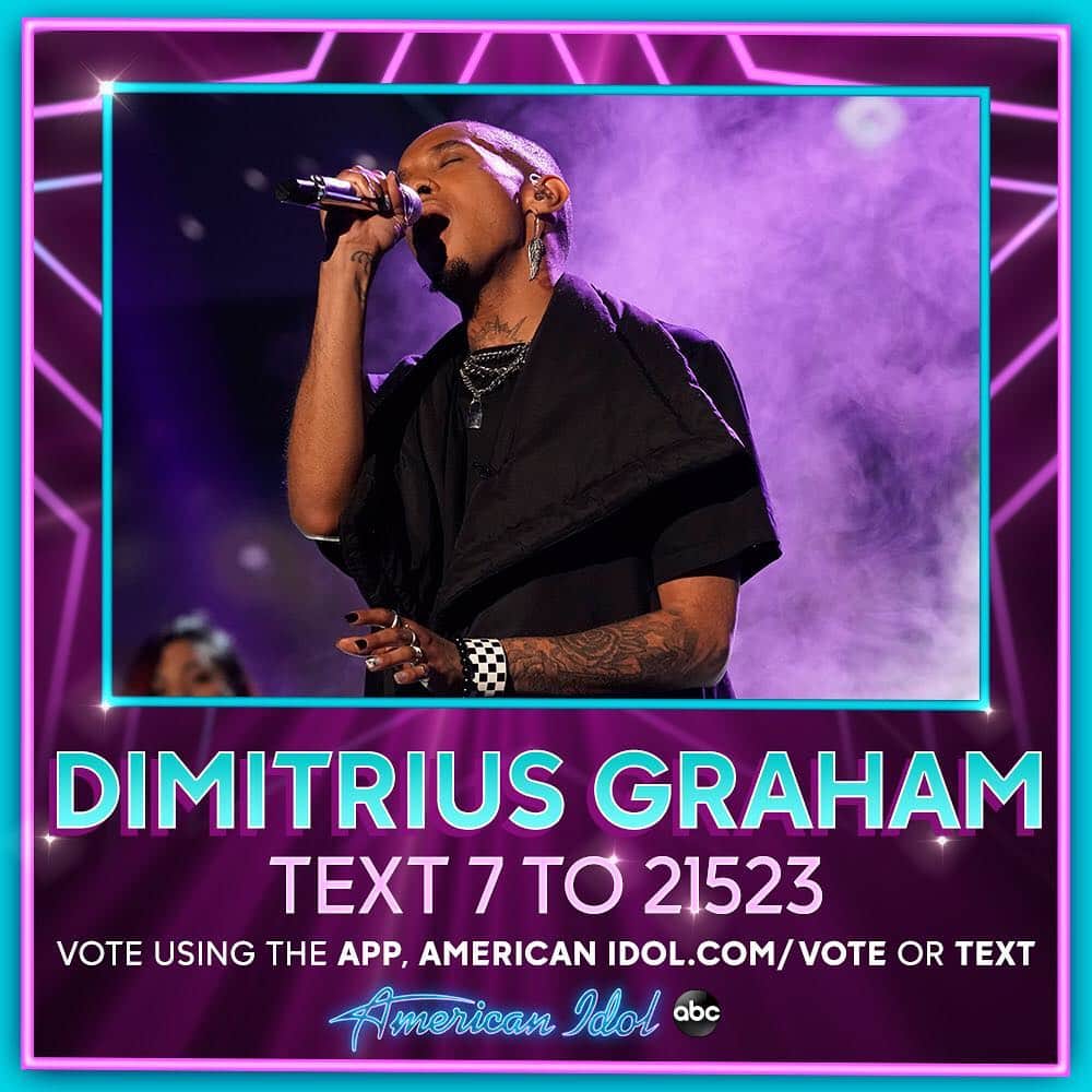 American Idolさんのインスタグラム写真 - (American IdolInstagram)「You’re all in that big heart of his. Let @thisismeechi know he’s in yours. 💚💜⁣ ⁣⁣⁣⁣⁣ 3⃣ ways to vote:⁣⁣⁣⁣⁣ ⁣⁣⁣⁣⁣ 🌟Go to americanidol.com/vote⁣⁣⁣⁣⁣⁣⁣ 🌟In the American Idol App ⁣⁣⁣⁣⁣⁣⁣ 🌟Text "7" to “21523”⁣⁣⁣⁣⁣ ⁣⁣⁣⁣⁣ #AmericanIdol #DisneyNight」4月22日 10時01分 - americanidol
