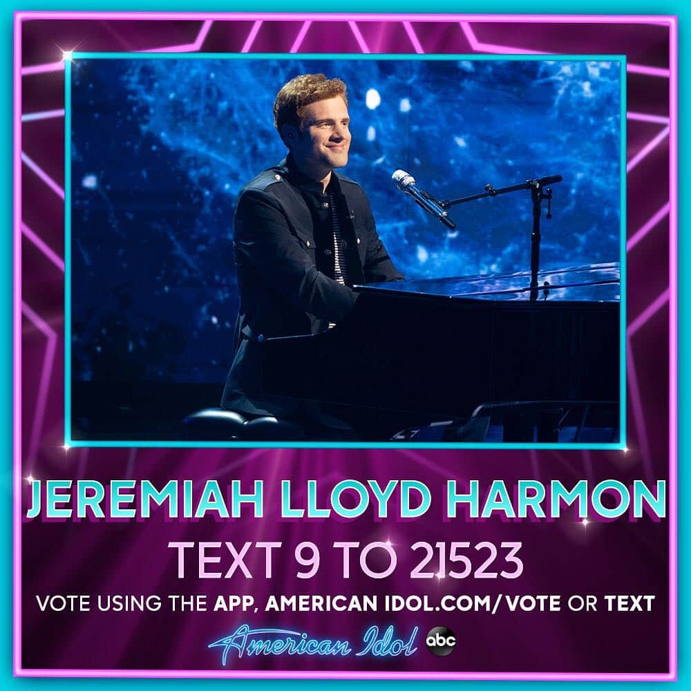 American Idolさんのインスタグラム写真 - (American IdolInstagram)「Voting closes in moments! Help keep the 🔥 alive for @jlloydharmon. ⁣⁣⁣⁣⁣⁣⁣⁣ 3⃣ ways to vote:⁣⁣⁣⁣⁣⁣⁣⁣ ⁣⁣⁣⁣⁣⁣⁣⁣ 🌟Go to americanidol.com/vote⁣⁣⁣⁣⁣⁣⁣⁣⁣⁣ 🌟In the American Idol App ⁣⁣⁣⁣⁣⁣⁣⁣⁣⁣ 🌟Text "9" to “21523”⁣⁣⁣⁣⁣⁣⁣⁣ ⁣⁣⁣⁣⁣⁣⁣⁣ #AmericanIdol #DisneyNight」4月22日 10時51分 - americanidol