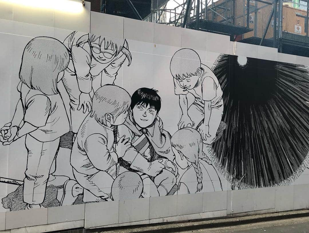 マシ・オカさんのインスタグラム写真 - (マシ・オカInstagram)「渋谷のアキラのアートウォール めっちゃカッコ良かった」4月22日 12時59分 - masioka