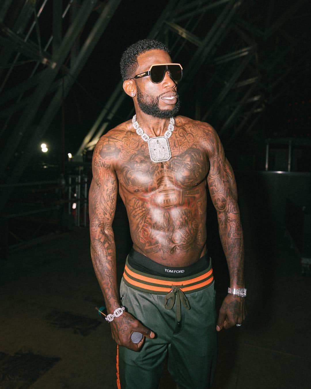 グッチ・メインのインスタグラム：「Guwop and the Gang showed out at Coachella 💪🏿💎😤」