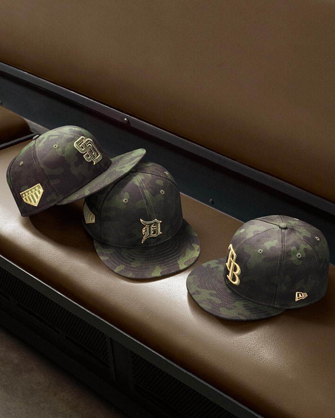 ニューエラ・キャップのインスタグラム：「The 2019 Official On Field Cap of Armed Forces Weekend is here, join your team as MLB honors military members and their families. All teams available at neweracap.com. WE REIGN AS ONE」