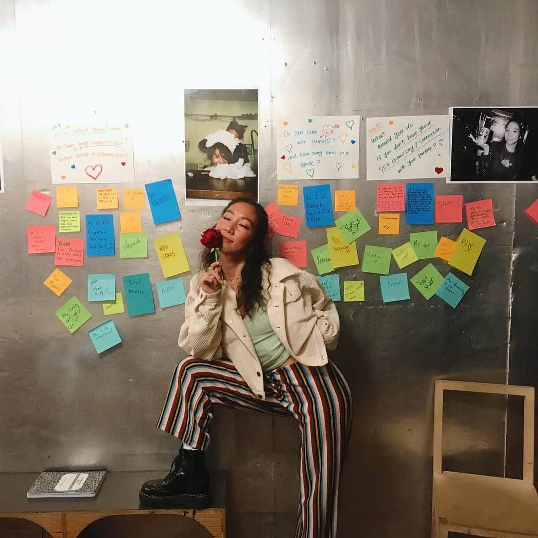 UlalaGirlのインスタグラム：「Thank you so much for coming tonight🌹 I could have such a beautiful night. I am so grateful for being part of @breakfastclubtokyo Popup. Special thanks to @mamaluli  @cai_._._ @entrance.nyc #letstalkaboutsex will be continue in Japan.」