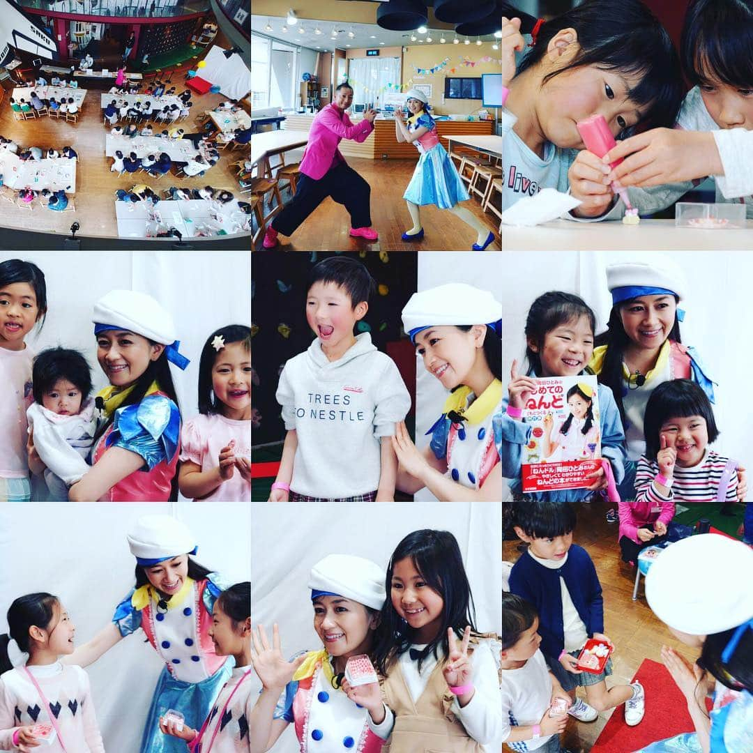 岡田ひとみ（ねんドル）さんのインスタグラム写真 - (岡田ひとみ（ねんドル）Instagram)「#workshop #forkids #education #nendol #clay #businesstravel #佐久市子ども未来館 #なおやマン #ねんドル #長野県」4月22日 16時50分 - hitomi_nendol