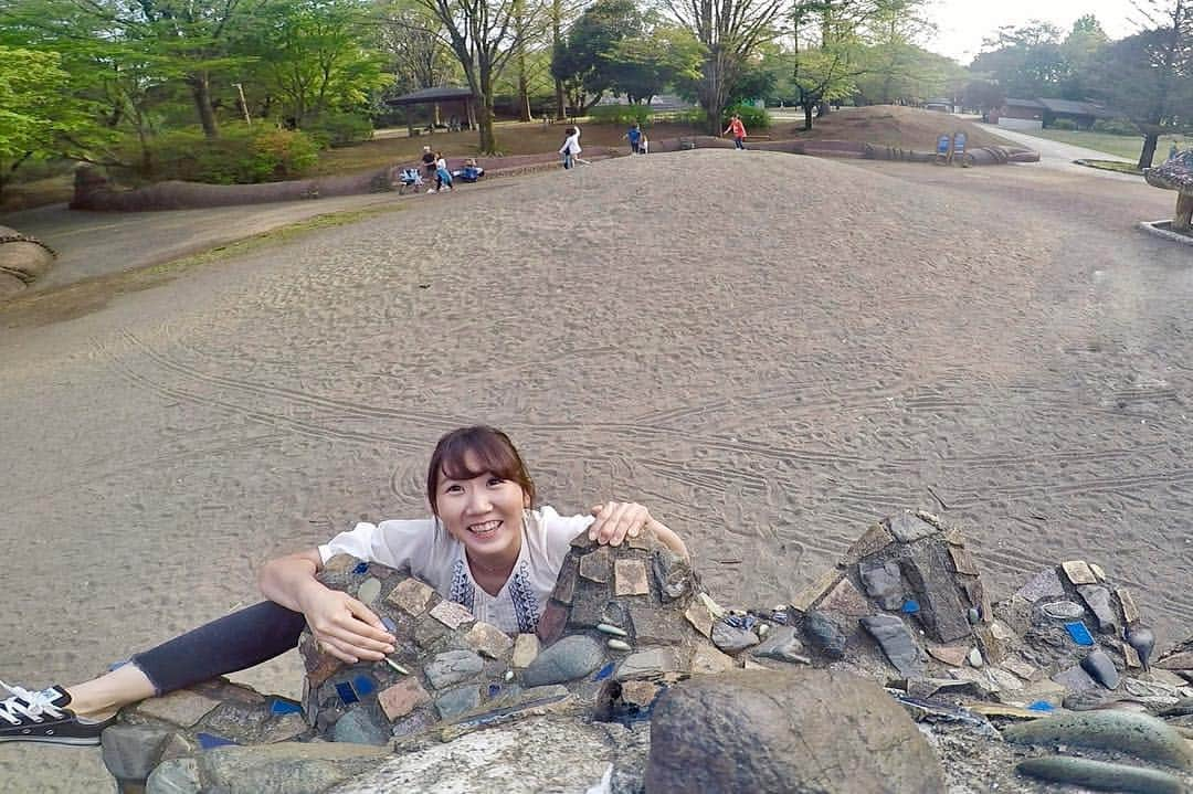 尾上彩さんのインスタグラム写真 - (尾上彩Instagram)「🌷🌼☀️🌈 #昭和記念公園 #マントルは返せなかった」4月22日 17時32分 - aya_onoe