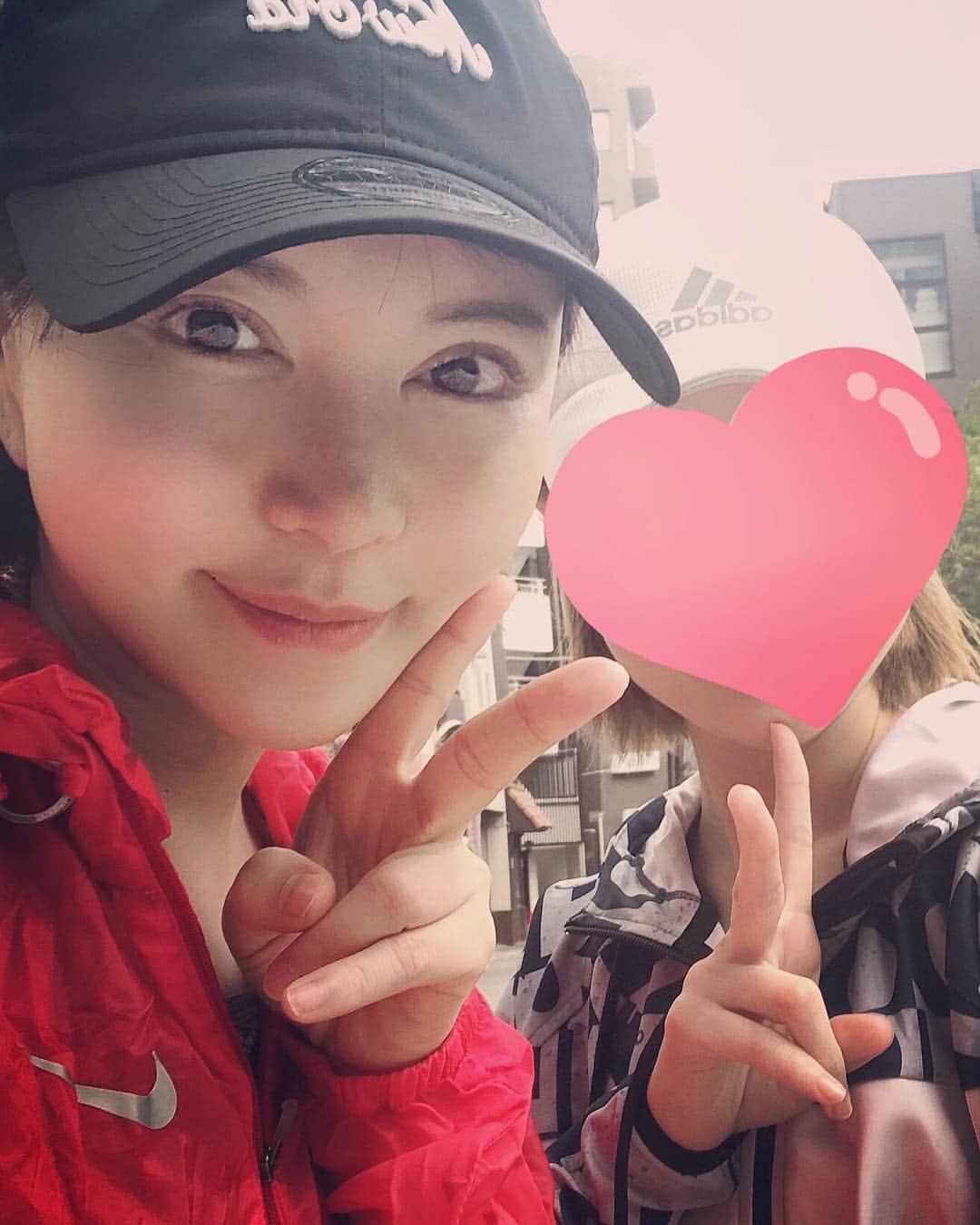 里美ゆりあさんのインスタグラム写真 - (里美ゆりあInstagram)「友達と走ると楽しくて あっという間の1時間でした^ ^ #スッピン#裸眼#恥ずかしいけど載せちゃう#running#ランニング女子#運動#体力作り#有酸素運動#ダイエット#diet#健康」4月22日 18時34分 - satomiyuria