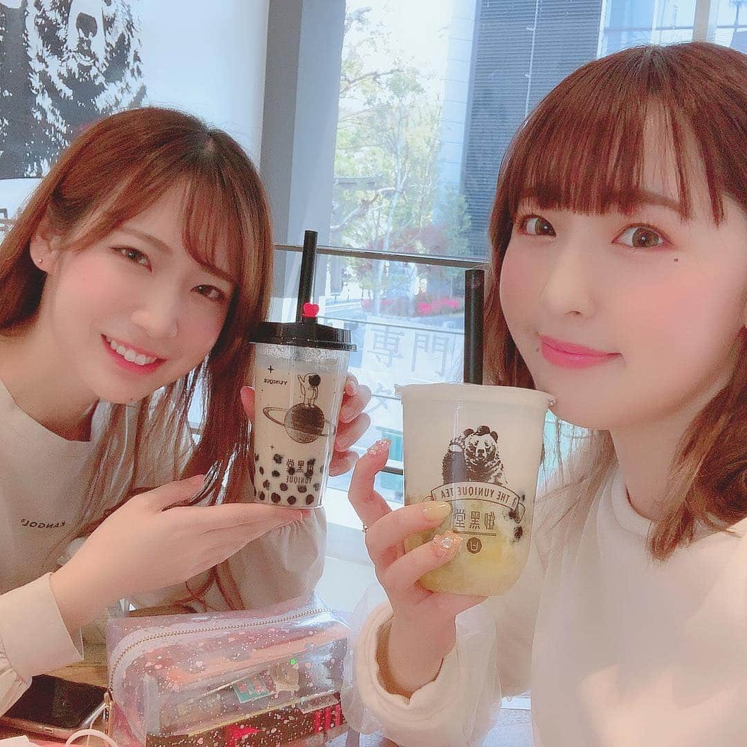 サラさんのインスタグラム写真 - (サラInstagram)「タピオカ巡り！ 代官山のTAPISTAと原宿の御黒堂🧸  #tapista #御黒堂」4月22日 18時55分 - sara_parin