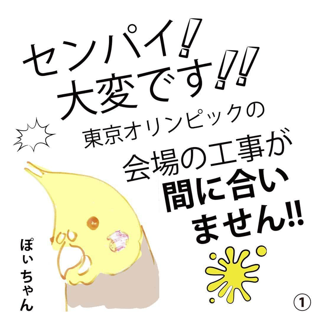 YURAPOi ゆらぽぃさんのインスタグラム写真 - (YURAPOi ゆらぽぃInstagram)「今回のおはなしは、 @kriandokaloさんの、 ミゲル君とクロエちゃんに登場していただきました！☺️💓ブラジルと日本のかけはしとなる重要な仲間です！ 🐥🌟🐦☀️🐤💕今回は来年に迫る東京オリンピックの会場について、ゆらセンパイのナイスアイデアが光ります^_^🌷 たくさんの依頼ありがとうございます。順番に制作してますので、お楽しみに！」4月22日 20時20分 - ryoichisakai