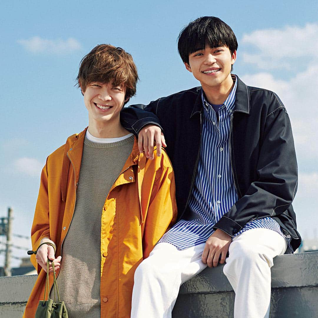 のインスタグラム：「#宮沢氷魚 #中田圭祐 #メンズノンノ5月号 #フレンドリーシック #mensnonno」