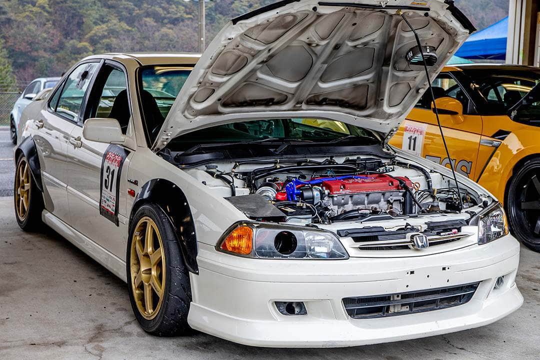 のインスタグラム：「_ YELLOW DRAGON Honda CL1 TORNEO Euro R _ Shot on 20-Jan 2019 "CTAC(Central Time Attack Challenge)" at Central Circuit (Hyogo, Japan) owner: @chanike_yuji photo: @mistbahn _ _ JP) 2019年01月20日、セントラルサーキットで開催されたCTAC(セントラル・タイムアタック・チャレンジ)で撮影。 _ _ #CTAC #centralcircuit #セントラルサーキット #yellowdragon #hondatorneo #torneo #トルネオ #ホンダトルネオ #hondaccord #ホンダアコード #accord  #tsx #acuratsx #hondatorneoeuror #hondaaccordeuror #euror #cl1 #kseries #k20a #k20 #kswapped #trackcar #trackspec #trackstance #timeattack #timeattackjapan #tuningcartimeattack #honda #a050」