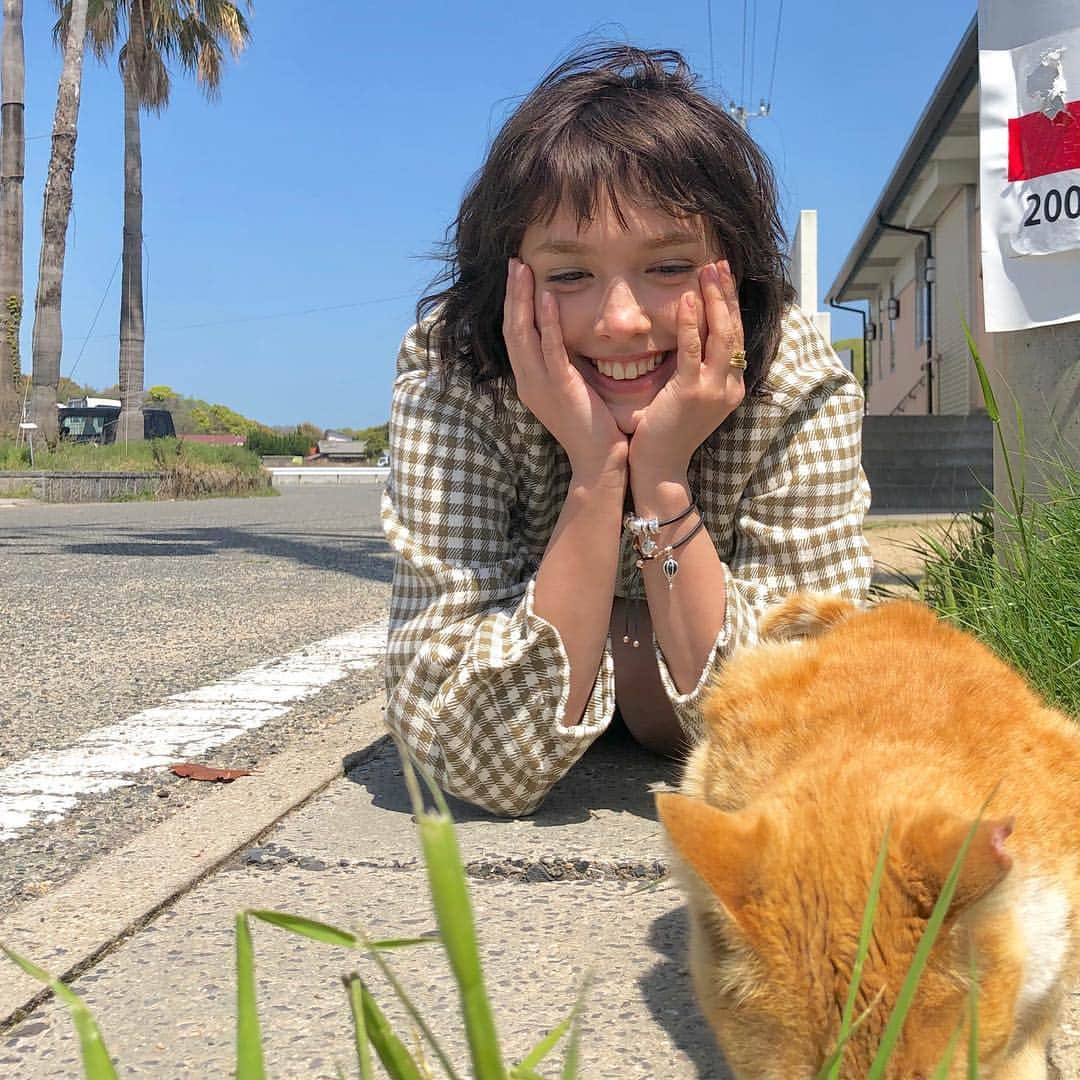 モーガン茉愛羅さんのインスタグラム写真 - (モーガン茉愛羅Instagram)「瀬戸内海！⛴🐞」4月22日 22時14分 - malaciel