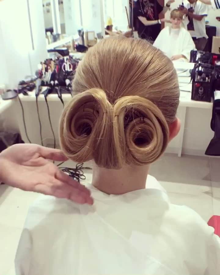 今泉亮爾のインスタグラム：「#Shootingfor#cosmetic#model @oliviasivgravesen (((o(*ﾟ▽ﾟ*)o)))♡ #hair @ryojiimaizumi #make @mariko_makeup」
