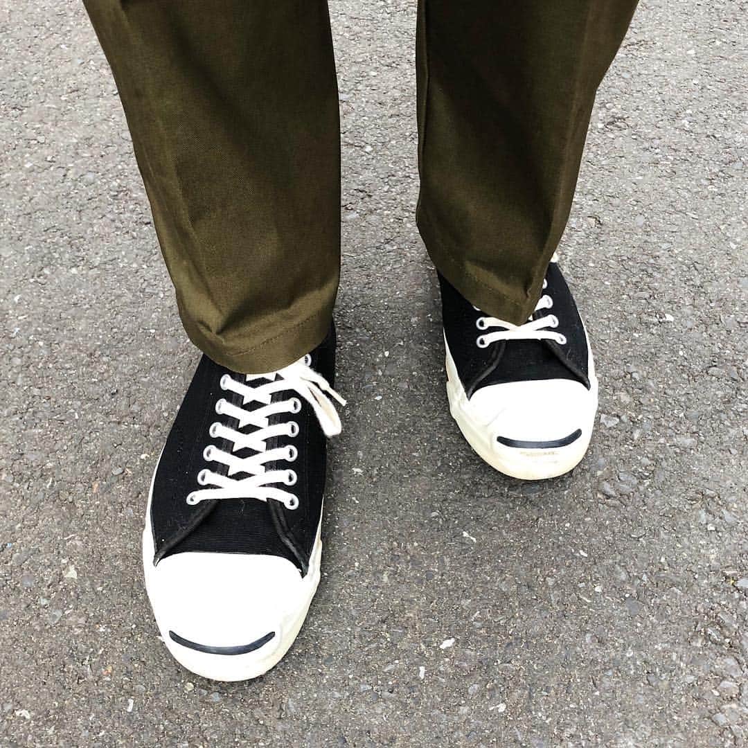 のインスタグラム：「Today, wearing 1990's Old Converse Jack Purcell Made in USA.」
