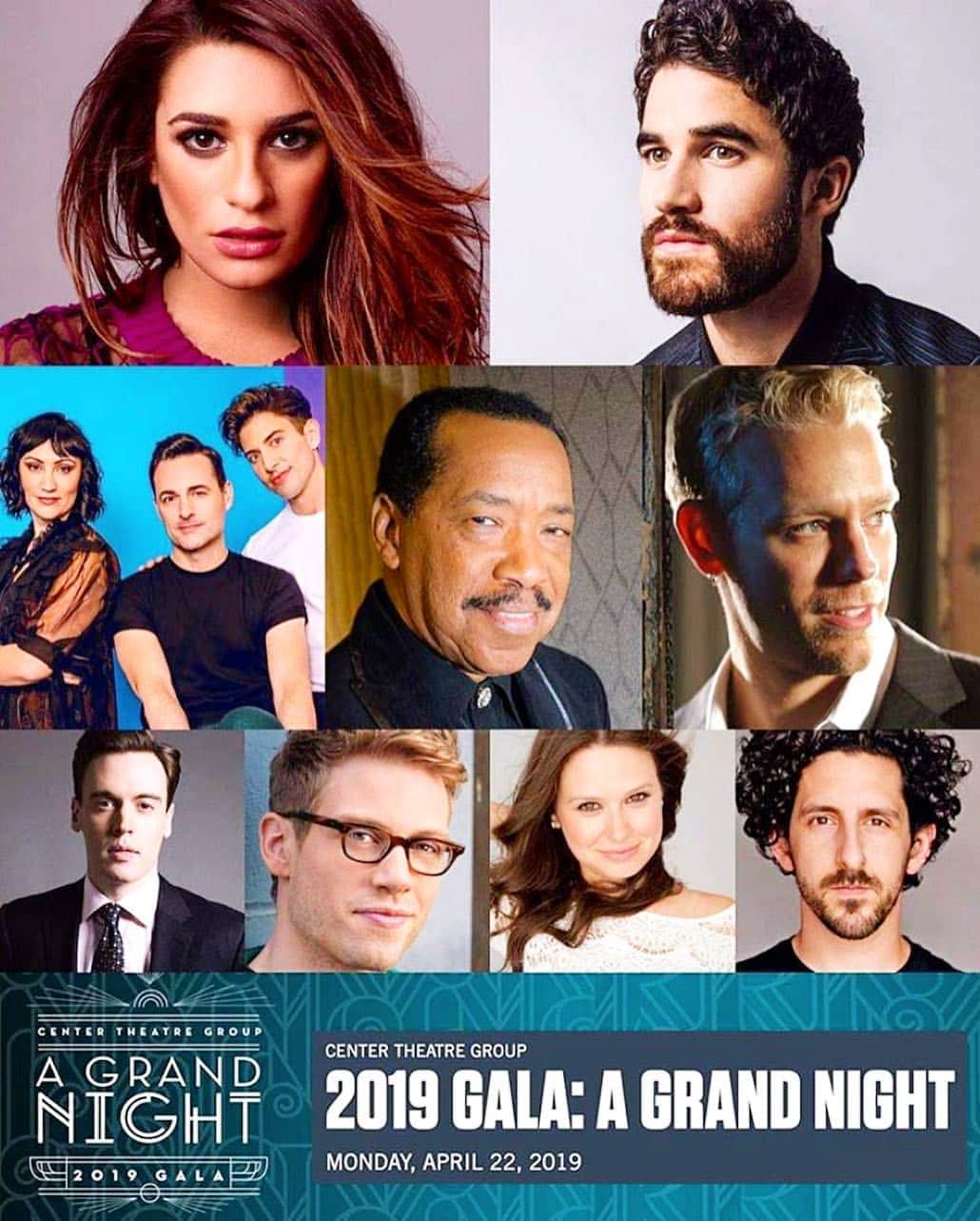 バーレット・フォアのインスタグラム：「Look at all the fancies with whom I get to sing! 💅🏻🎤🙋🏼‍♂️🎼🎭 Happy Gala, Center Theatre Group! @ctgla #agrandnight」