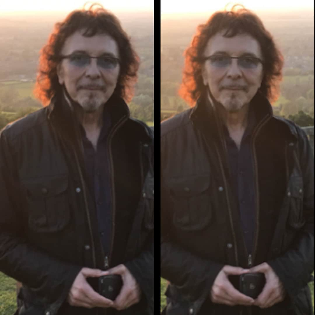 ブライアン・メイさんのインスタグラム写真 - (ブライアン・メイInstagram)「I claim this to be the best sequential iPhone stereo of a Father of Heavy Metal EVER !!! Tony Iommi on our epic Easter walk ! @iommi099  I’m going to bed now. Good Night folks ! Bri」4月23日 8時23分 - brianmayforreal