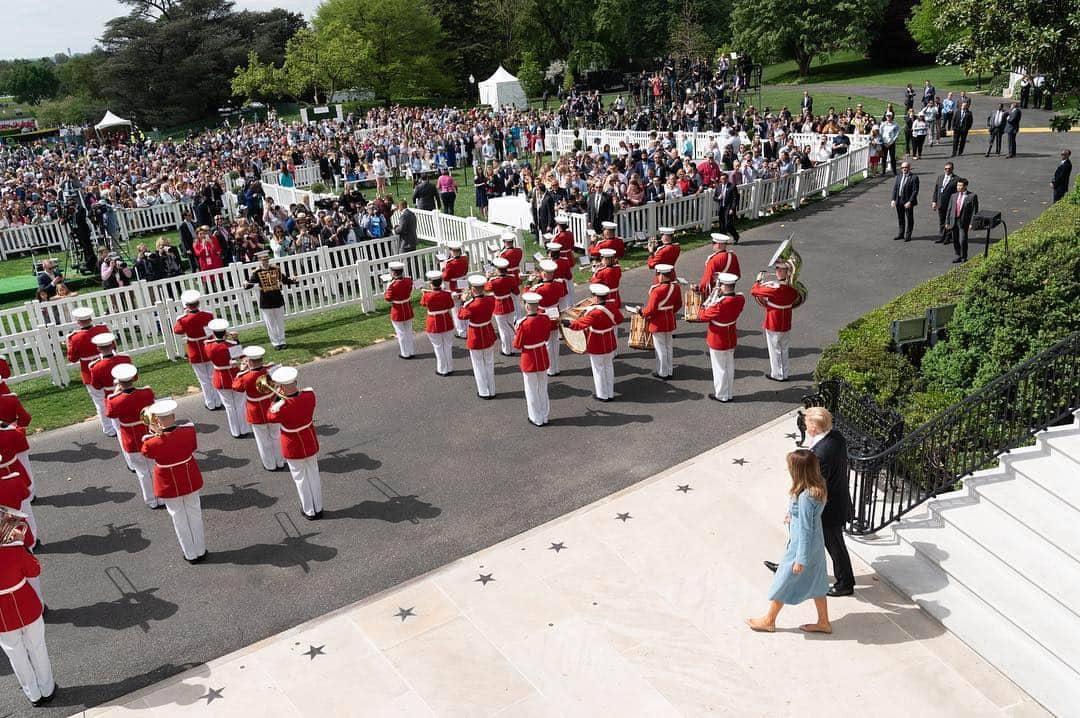 ドナルド・トランプさんのインスタグラム写真 - (ドナルド・トランプInstagram)「The 2019 White House Easter Egg Roll」4月23日 8時21分 - realdonaldtrump