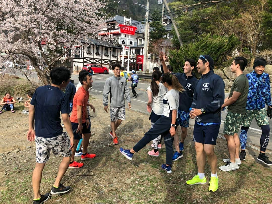 ニッチロー'さんのインスタグラム写真 - (ニッチロー'Instagram)「TEAM CPFU 山梨県西湖 一泊二日合宿🏃  めっちゃキツかった〜  こういうの高校以来かも💦  走力もチーム力も確実にレベルアップしました👍  大人の部活動最高です😆  #teamcpfu  #cpfu #championjp  #champion #チームcpfu #チャンピオン #大人の部活動  #西湖合宿 #山梨 #キツかったけど楽しかった #まだまだ速くなれる #アツロー #ノッチさんインスタ始めたよ」4月23日 8時32分 - nicchiro5.1