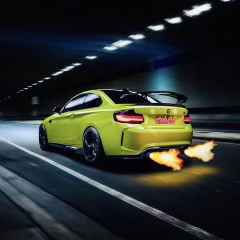 CarsWithoutLimitsさんのインスタグラム写真 - (CarsWithoutLimitsInstagram)「BMW M2 Slime Coupe @pelefrancis_ 🔥 Photo @pelefrancis_  #carswithoutlimits #bmw #m2 #fire」4月23日 8時49分 - carswithoutlimits