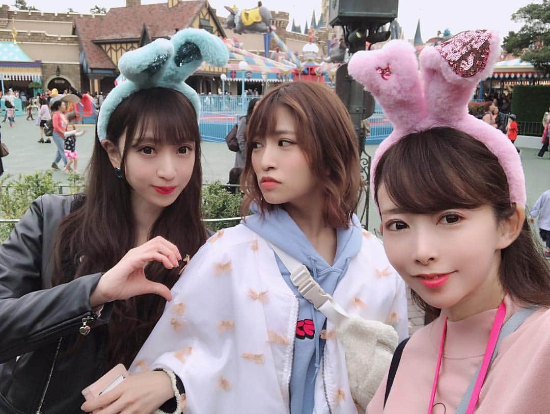 戸島花さんのインスタグラム写真 - (戸島花Instagram)「😂😂😂😂 #disneyland #ディズニーランド #ディズニーイースター #うさたま」4月23日 1時08分 - tojima_hana