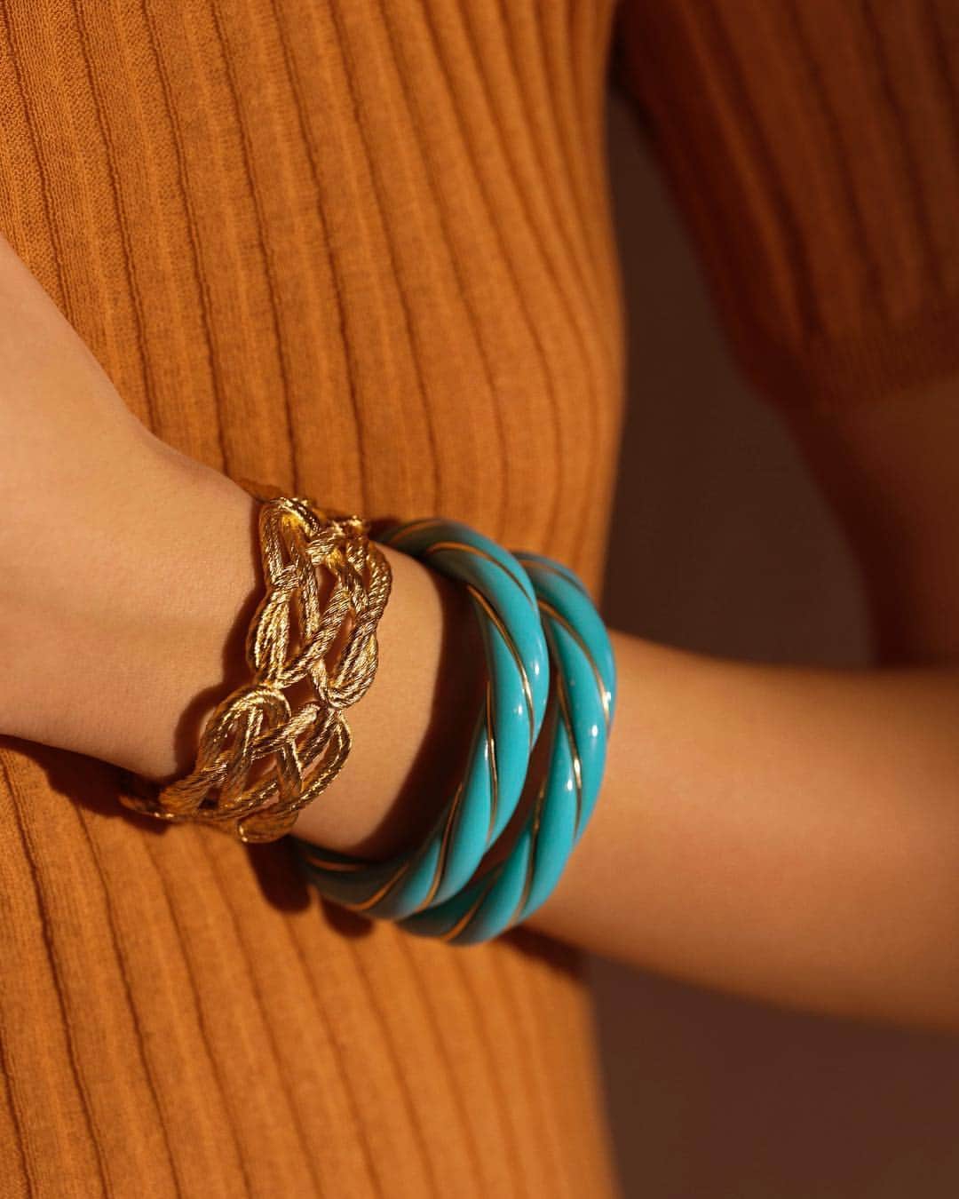 オーレリービダマンのインスタグラム：「Turquoise is always a good idea! #aureliebidermann #newcollection」