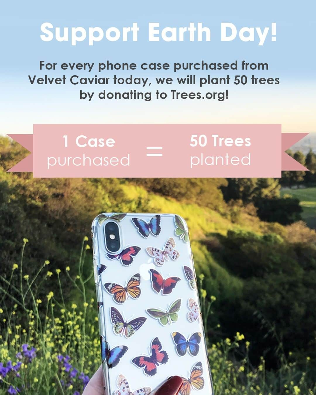 VELVETCAVIARさんのインスタグラム写真 - (VELVETCAVIARInstagram)「Happy #EarthDay 🌎 Here at @velvetcaviar, we believe small changes can lead to major movements and a healthier planet. For every phone case purchased from #velvetcaviar, we're donating to Trees.org 🌲 Accessorize your phone and help a good cause all in one. Plus, FREE rings with any case purchased today!⠀⠀⠀⠀⠀⠀⠀⠀⠀ ⠀⠀⠀⠀⠀⠀⠀⠀⠀ What are some simple, actionable changes you make in your everyday life to reduce footprint on this planet? 👇♻️ Share below!」4月23日 3時01分 - velvetcaviar