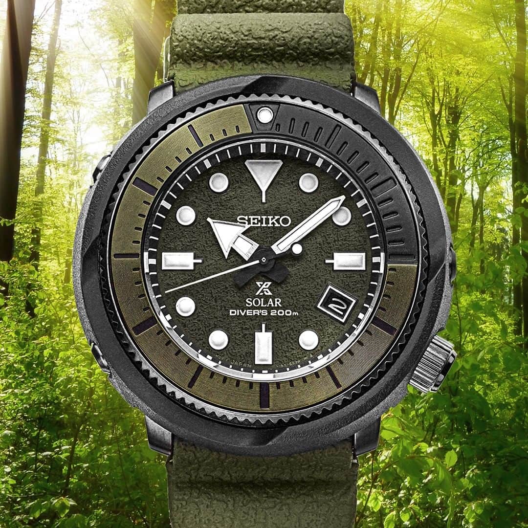 Seiko Watchesさんのインスタグラム写真 - (Seiko WatchesInstagram)「Going green for #EarthDay with the solar-powered Prospex SNE535. 🌏 #DiscoverYourPlanet . . . #Seiko #Prospex #SNE535 #SeikoFam #SeikoStyle」4月23日 4時10分 - seikowatchusa