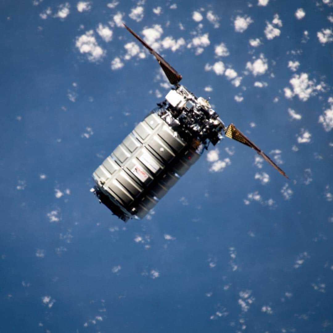 国際宇宙ステーションさんのインスタグラム写真 - (国際宇宙ステーションInstagram)「The Cygnus space freighter arrives at the International Space Station for its robotic capture carrying about 7,600 pounds of science, supplies and hardware for the Expedition 59 crew on April 19, 2019. #nasa #csa #northropgrumman #unitedstates #canada #cygnus #wallops #virginia #international #space #station #cargo #science」4月23日 4時30分 - iss