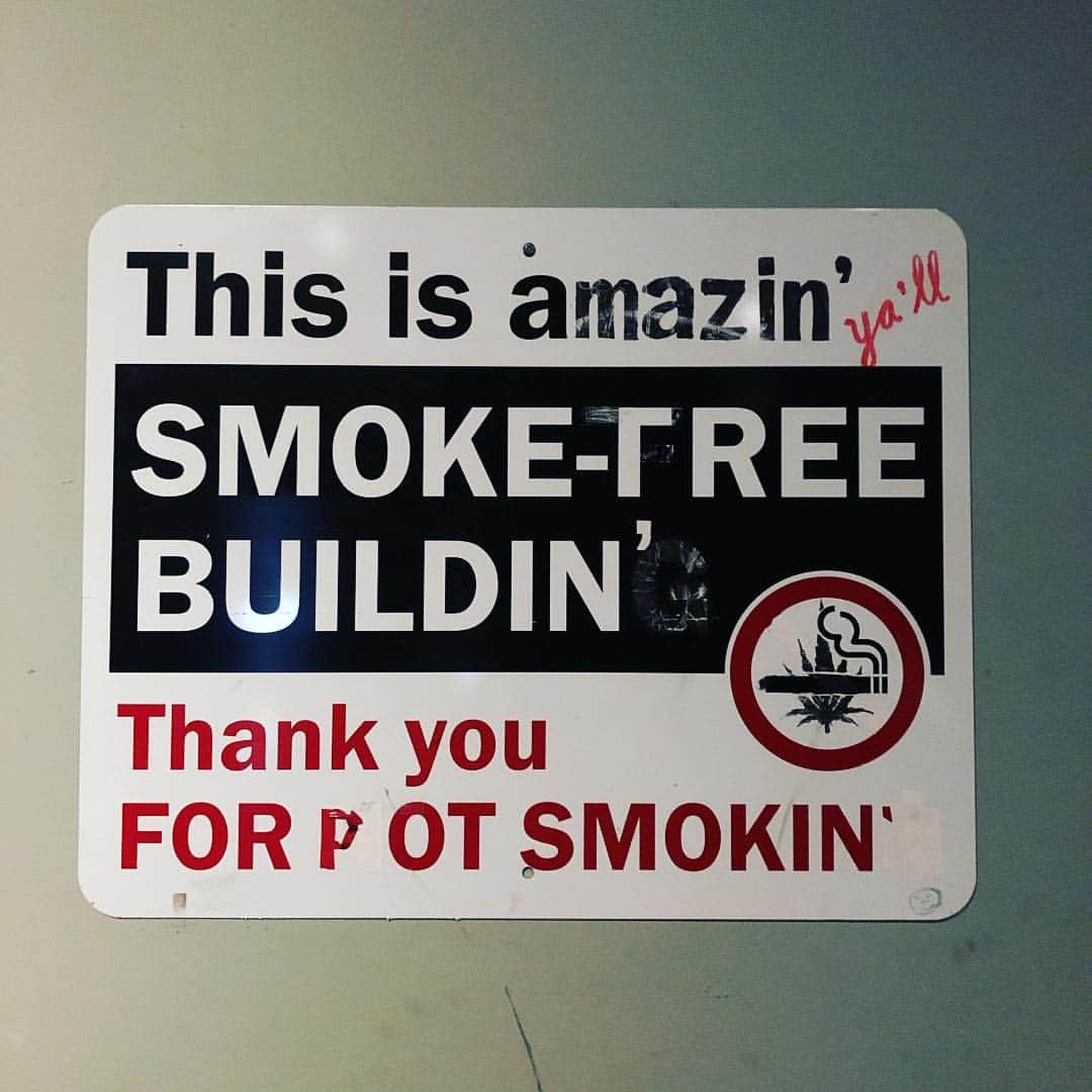 MGMTのインスタグラム：「This special MGMT sign customization going strong 7 years later #smoketreebuildin #thisisamazinyall」