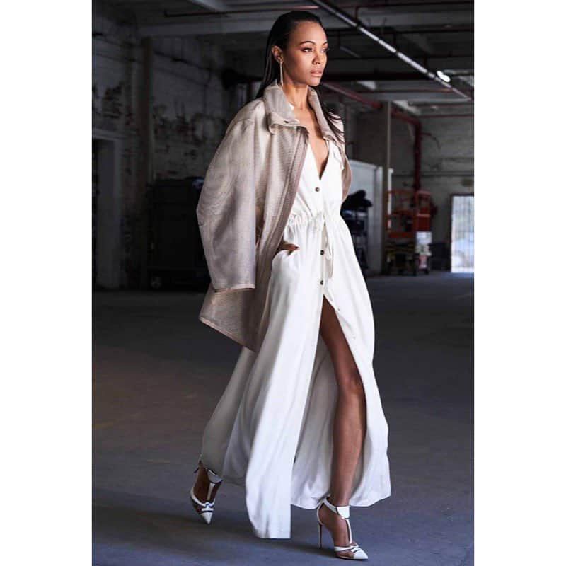 ペトラ・フラナリーさんのインスタグラム写真 - (ペトラ・フラナリーInstagram)「💥💥💥 @zoesaldana @whowhatwear  @garymantoosh 📷: @photobyhudson  styling: @petraflannery makeup: @amyoresman hair: @mararoszak  manicurist: @tinagauld」4月23日 5時09分 - petraflannery