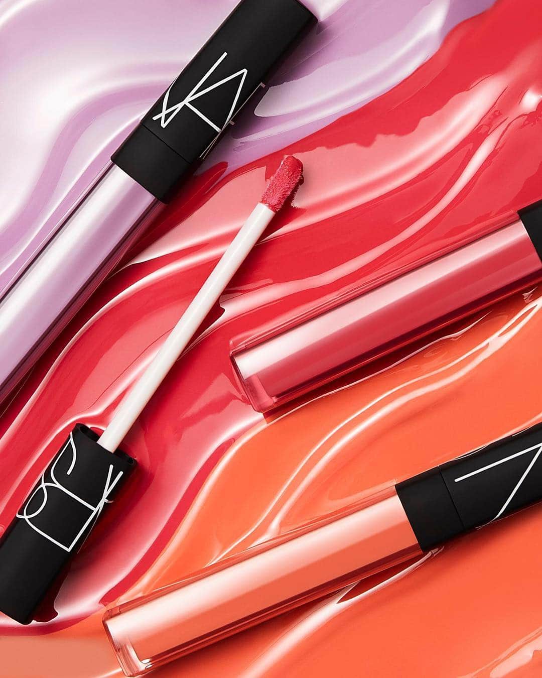 NARSさんのインスタグラム写真 - (NARSInstagram)「Swipe bright. New Lip Gloss in Color Me, Sexual Content, Mythic Red, and Outrage.」4月23日 5時59分 - narsissist