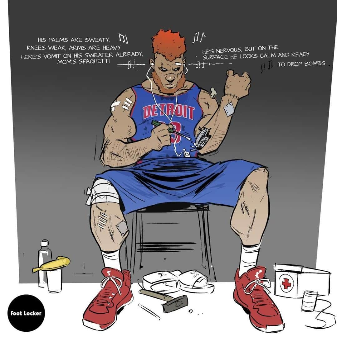 Foot Lockerさんのインスタグラム写真 - (Foot LockerInstagram)「Do or die. Lose yourself - Do Blake and the #Pistons avoid the sweep from the #Bucks? #LockedIn by @karmoruu」4月23日 6時21分 - footlocker