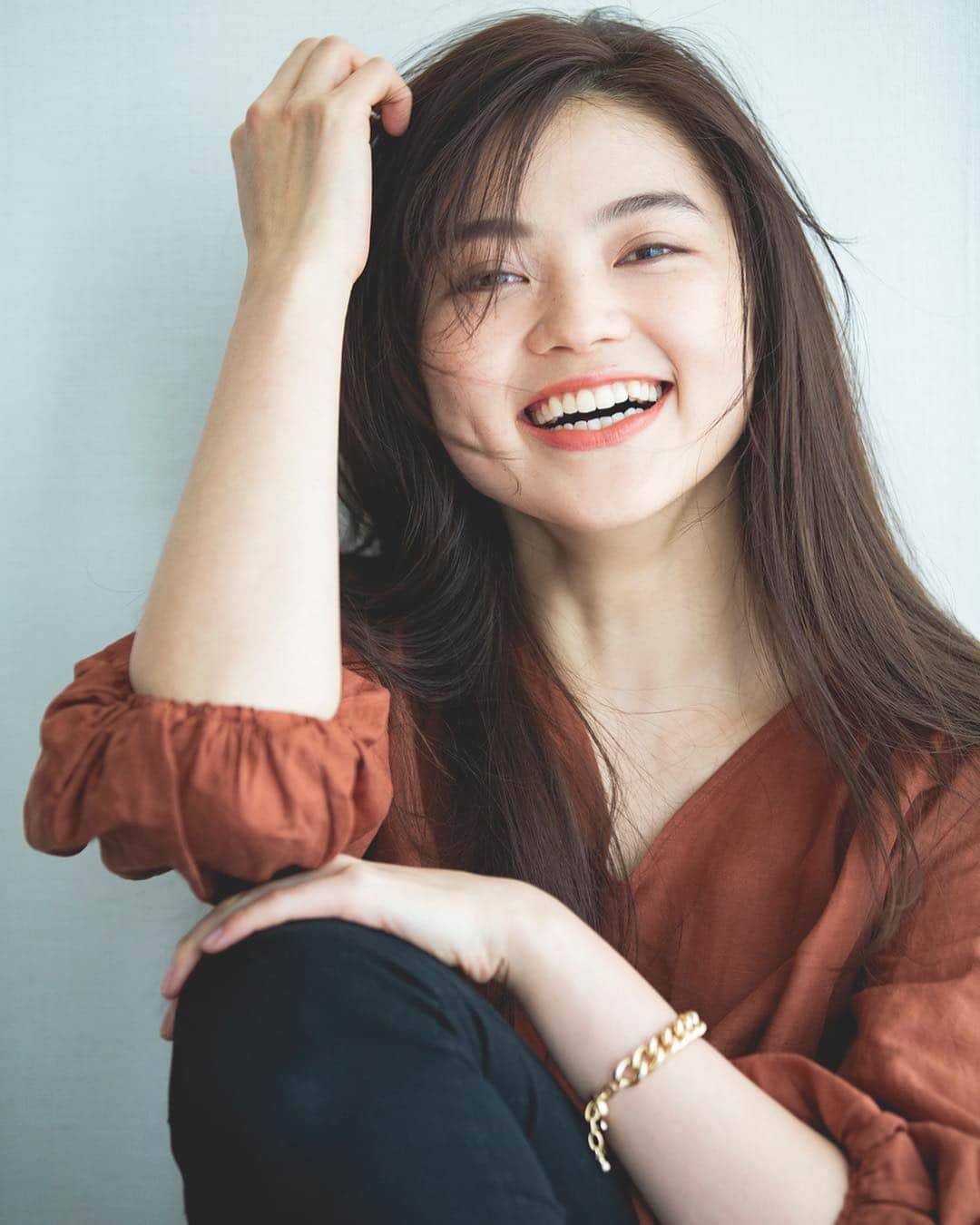 高原愛のインスタグラム：「今日も笑顔で頑張ろう❣️ Have a wonderful day!!!!😘 #haveagoodday#smile#happy#loveandpeace#tokyo#japan#😘#🌈」