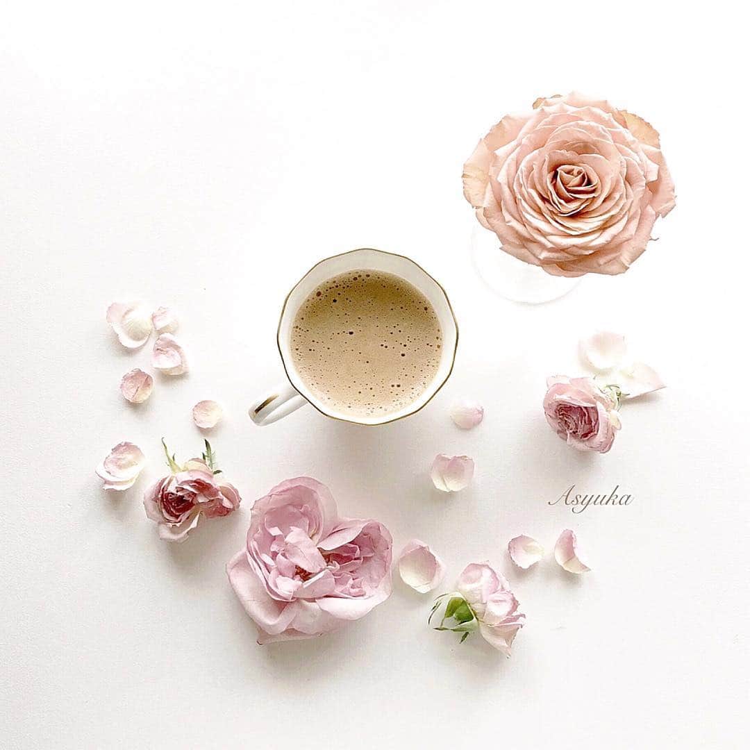 Yuka Kaedeさんのインスタグラム写真 - (Yuka KaedeInstagram)「…♡ * * * #cafetime#goodmorning#flower_daily」4月23日 7時24分 - _asyuka_