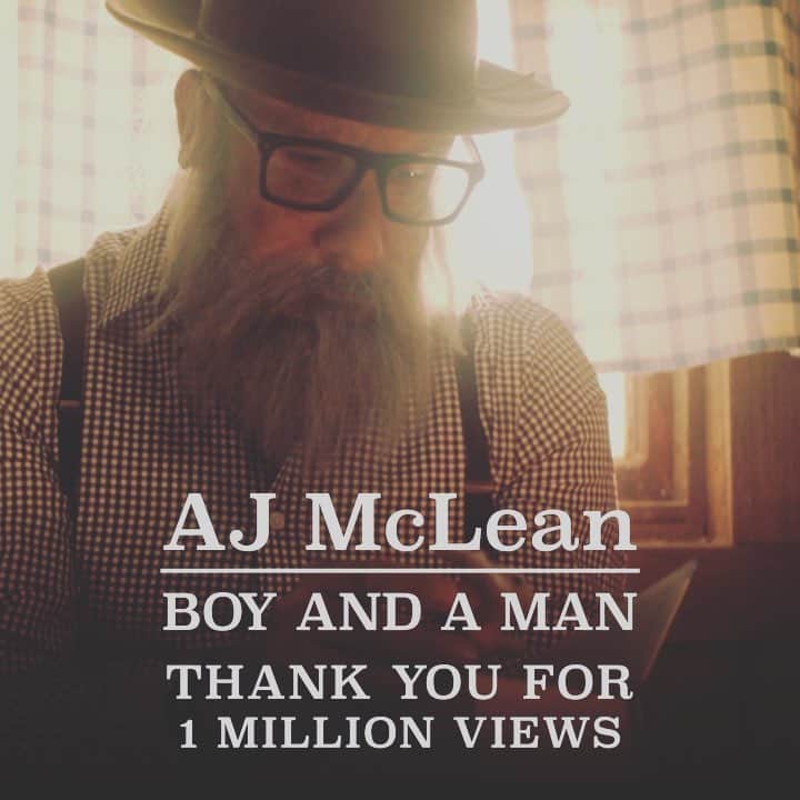 A.J.のインスタグラム：「Thank you to everyone who has supported me with this song and watched the video. It means the world. #BoyAndAMan」