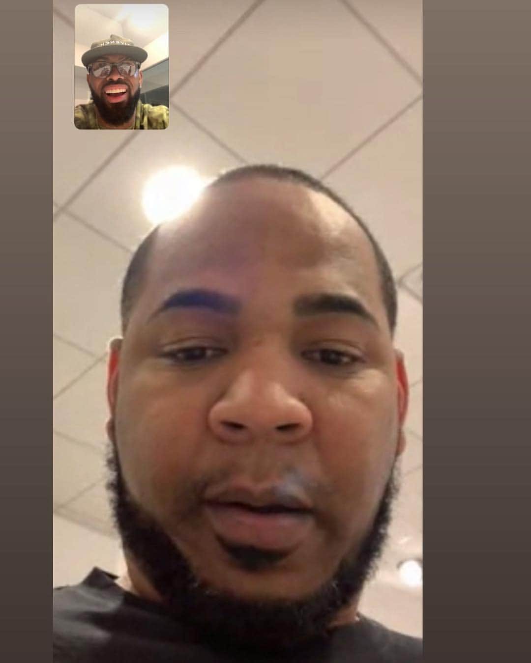 ホセ・レイエスのインスタグラム：「Mi cara cuando vi esa hermosura de 👃🏾 @encadwin 😍😍😍 flow bellezo🤢」