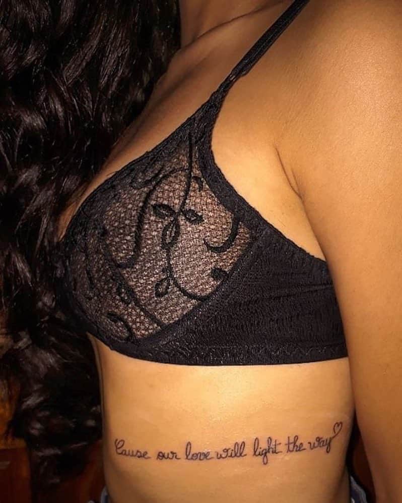 ブライアン・アダムスさんのインスタグラム写真 - (ブライアン・アダムスInstagram)「Maria’s lyric tattoo from “heaven” #bryanadamstattoo」4月23日 11時17分 - bryanadams