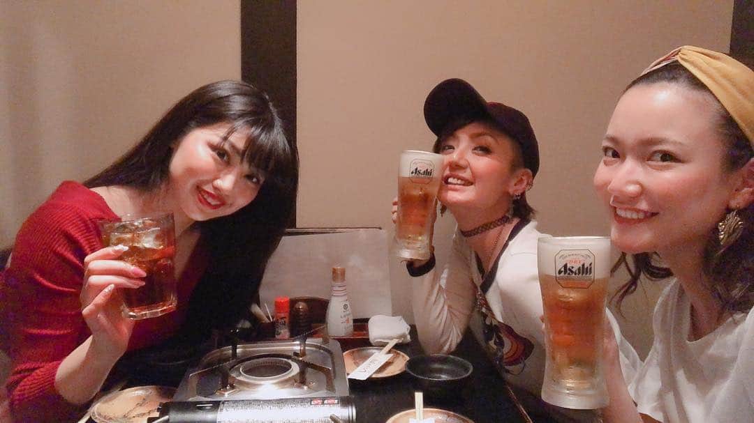 森園れんのインスタグラム：「2014エスロード♥ 🍑と🦀来れなくなっちゃって残念( ；꒳​； ) またリスケして今度は5人でご飯いこーねー！！ #元レースクイーン」