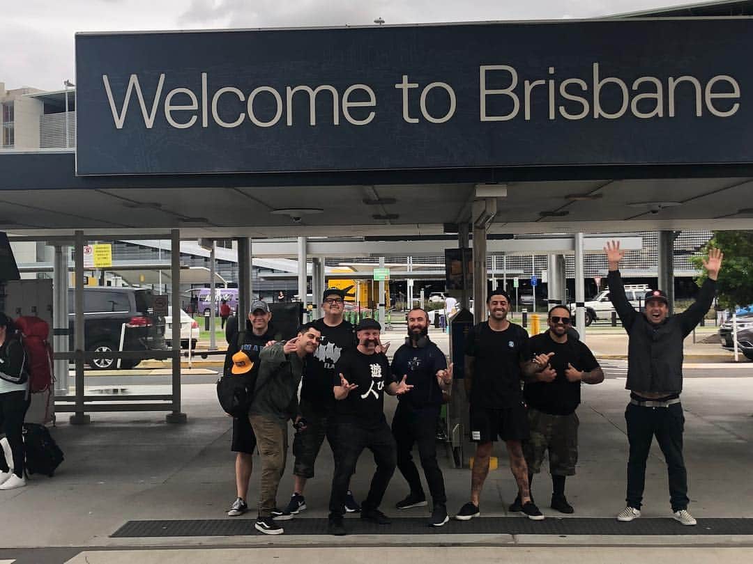 Zebraheadさんのインスタグラム写真 - (ZebraheadInstagram)「Australia!!! We're here!!! We start our Australian party tour tomorrow in Brisbane at @crowbarbris with @deathbystereoband !! We're stoked!! Here are the rest of party destinations!  April 25- Vinnie's Dive Bar, Southport  April 26- Hamilton Station, Newcastle  April 27- Narrabeen RSL, Narrabeen  April 28- Crowbar, Sydney April 30- Transit Bar, Canberra May 1- Bendigo Hotel, Melbourne May 2- Crown and Anchor, Adelaide May 3, Bendigo Hotel, Melbourne #Zebrahead #braininvaders #deathbystereo #party #brisbane #crowbarbrisbane #queensland」4月23日 11時52分 - zebraheadofficial