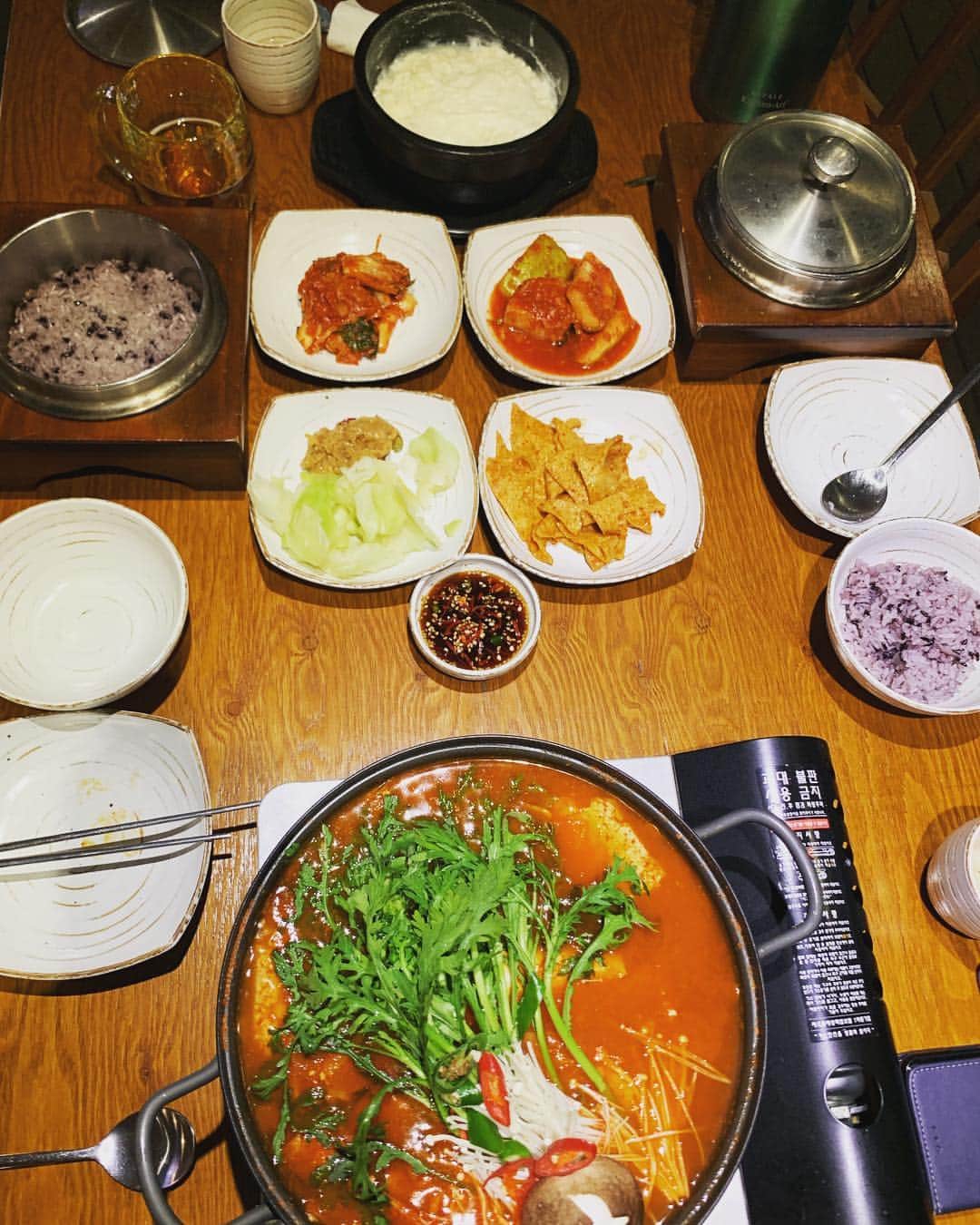 和央ようかさんのインスタグラム写真 - (和央ようかInstagram)「Walking in the park🚶‍♀️with lovely 🐕 Mong Chan 🐶  and then Korean food 🥘 yammy ❤️Thanks @sophy_jiwon_kim  #ソウルにて #ワンちゃんのお散歩 #そして #韓国の家庭料理 #何気ない日常 が #温かく心地よい夜 #感謝🙏 #imiss #どんどん🐶 #takakoworldstylin🌎 #seoul」4月23日 11時58分 - yokawao0215